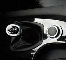 BMW 5 E60 E61 Saloon or Estate 2004-2010 BLACK LEATHER GEAR GAITER