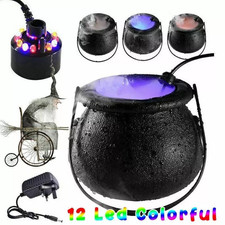 Halloween Witch Pot Smoke Machine Fogger Mist Maker Misting Cauldron Fun Prop