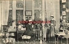 Printed postcard sitting - sitting, room