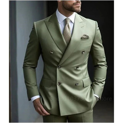 Mens olive green double - olive,