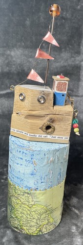 Nautical wood ship - wood,