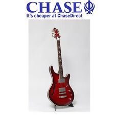 Electric Guitar Shine SIL510 RD Red With F Hole Cut Out Set In Neck !!Y13