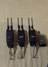 delkim txi plus bite alarms x 3 (Red Purple Red) + RX Pro reciever