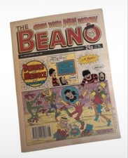 Vintage 1990 Beano Comic VGC Collectable