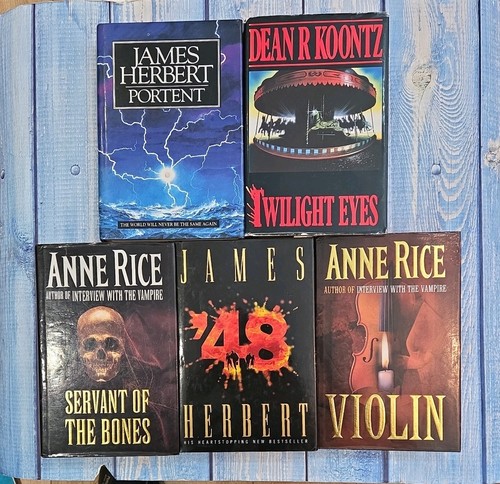 Vintage horror hardback - 5, x