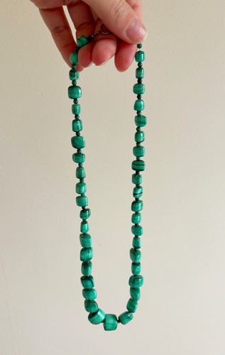 Genuine malachite bead - genuine,
