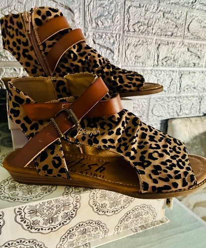 Blowfish leopard sandals size - blowfish,