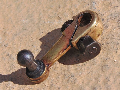 Carburettor brass spindle - carburettor,