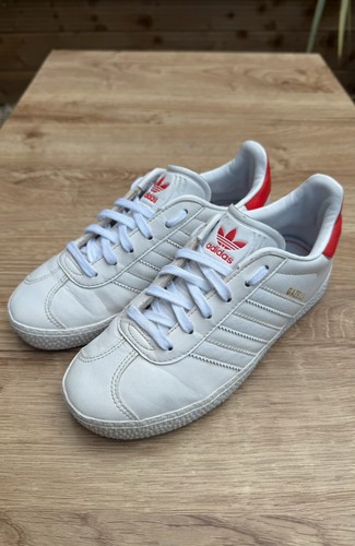 Adidas gazelles red white - red, &