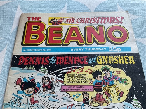 Beano comic 1993 christmas - comic,