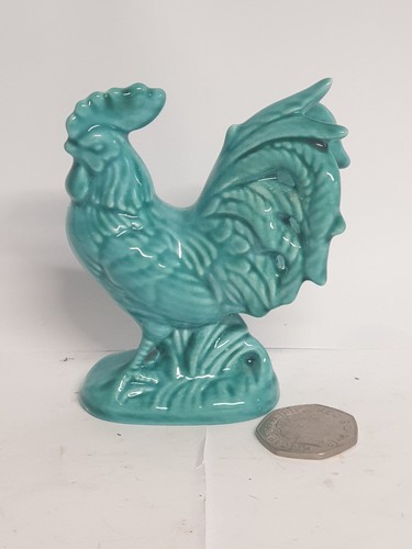 Vintage ceramic jade - ceramic, rooster