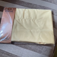 Vintage Dorma Oxford Pillowcase  Yellow   Made In UK  Luxury Percale