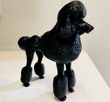 Black Standard Poodle Sculpture, 3D Model, Decor, New and Excellent Condition