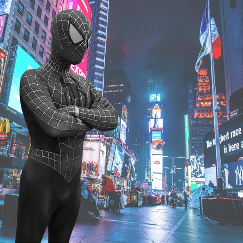 Black venom spiderman jumpsuit - venom,