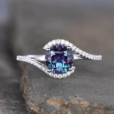 2.20Ct Round Cut Simulated