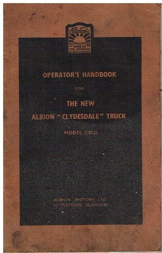 Albion clydesdale cd21 truck - clydesdale,