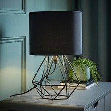 Bedside table lamp industrial - bedside,