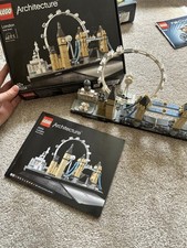 LEGO Architecture Set Model Kit Featuring London Eye, Big Ben,Tower Bridge 21034