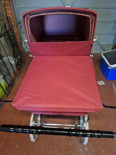Vintage silver cross pram - silver,
