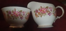 Colclough Milk Jug And Sugar Bowl