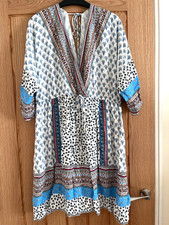 Monsoon White Spliced Print