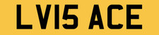 LV NUMBER PLATE PRIVATE