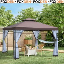 3m x 3m Two Tier Metal Gazebo