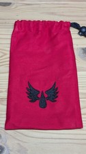 Blood Angels Dice Bag - Red / Black - Warhammer 40k - Drawstring