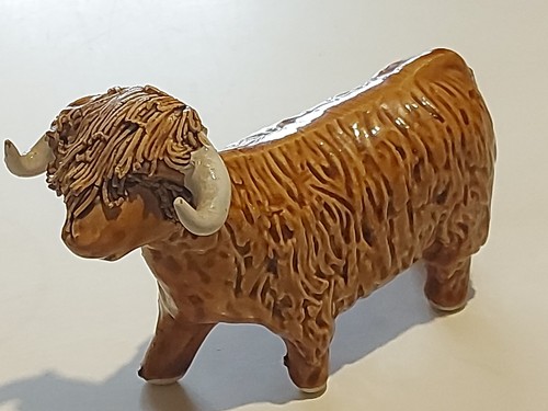 Highland cow brown - brown, spaghetti