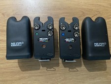 delkim standard plus bite alarms x2 blue and green