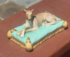 Antique Porcelain Greyhound