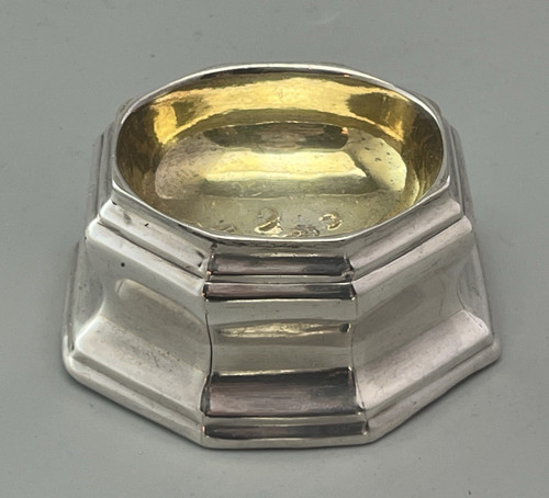 George silver trencher salt - george,