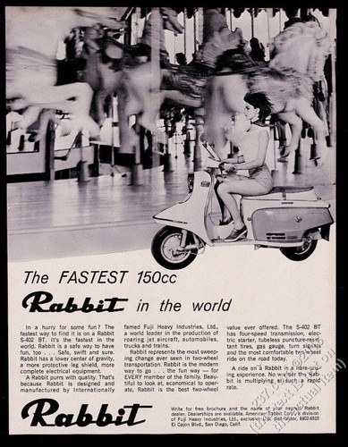 1966 rabbit scooter moped - 1966,