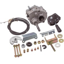 Universal Go Kart Forward Reverse Gear Box For 3/4 inch TAV2 30 40 41 12T 10T