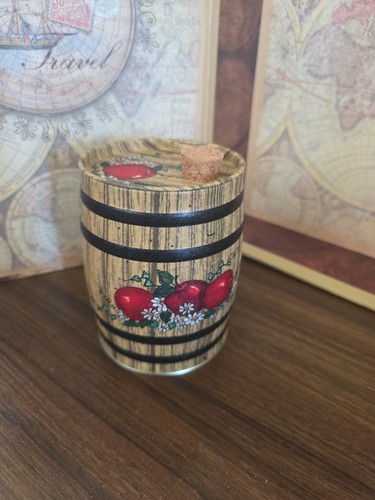 Vintage apple barrel - barrel, top