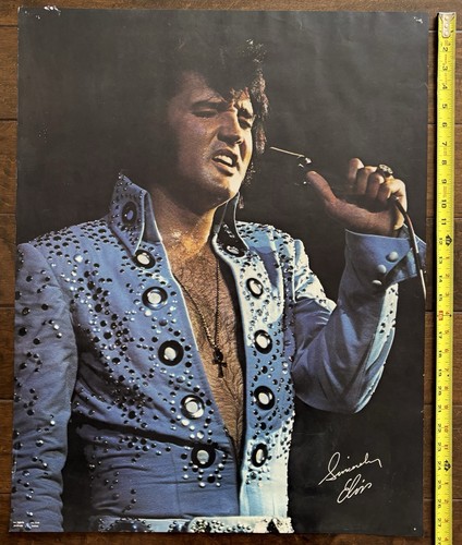 Promo poster vintage elvis - vintage,