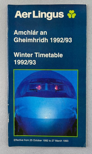 Aer lingus airline timetable - lingus,
