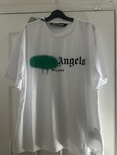 Palm Angels Men's White Short