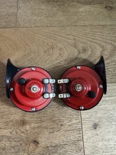 Snail Horn 12V Electric Double Horn Car Horn for Trucks, Motorcycles (110 DB)