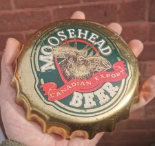 Vintage brass moosehead - moosehead, export
