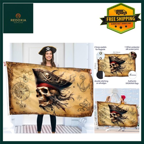 Durable pirate jolly - jolly, roger
