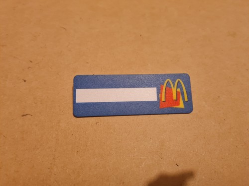 Mcdonald staff name - staff, badge