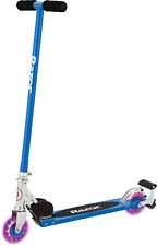 Razor Kids Scooter S Spark Kick Folding Adjustable Handlebar Push Ride On - Blue