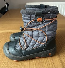 Hi-Tec Equinox Winter Waterproof Lined Snow Boots Grey UK Size 5