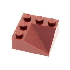 1X Lego Roof Slope Brick Dark