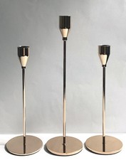 Antique Style Tea Light Candle Holders Set of 3 Elegant Wedding Party Home Decor