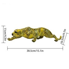 Resin Cheetah Leopard Statue