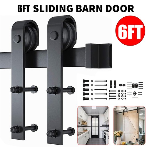 6ft sliding wood barn door - sliding,