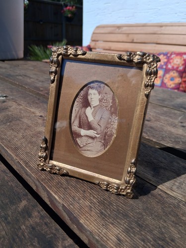 Vintage edwardian gilt photo - vintage,