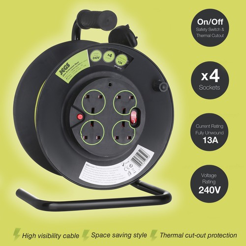 Jegs 25m extension reel - jegs,